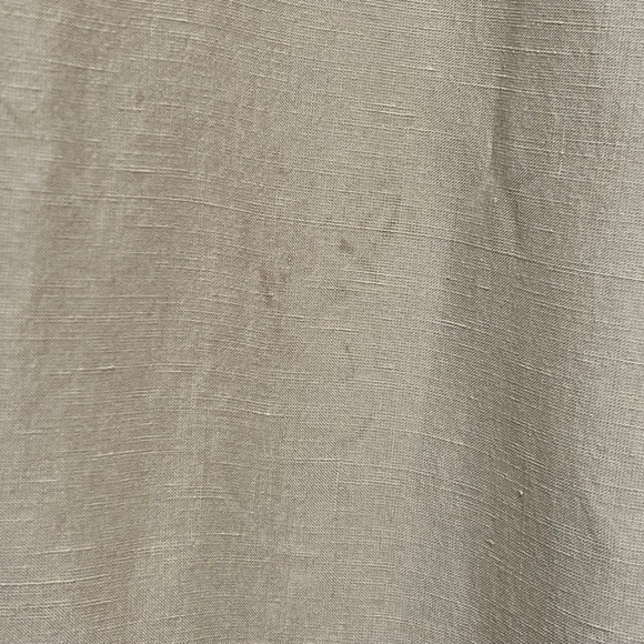 Liz Claiborne Tabitha Silk Linen Tan Wide Leg Capri Pants‎ Size 14 - Picture 10 of 11